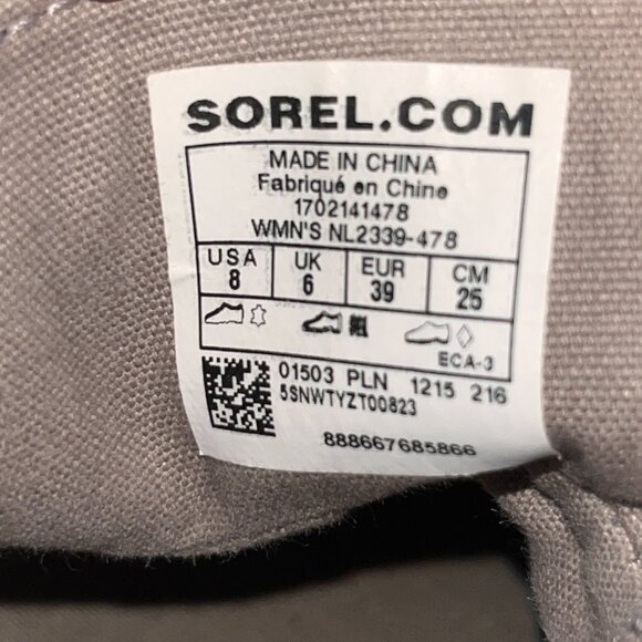 SOREL OUT 'N ABOUT WATERPROOF ANKLE DUCK RAIN BOOTS in RED WHITE & BLUE EUC W 8 - Picture 9 of 13